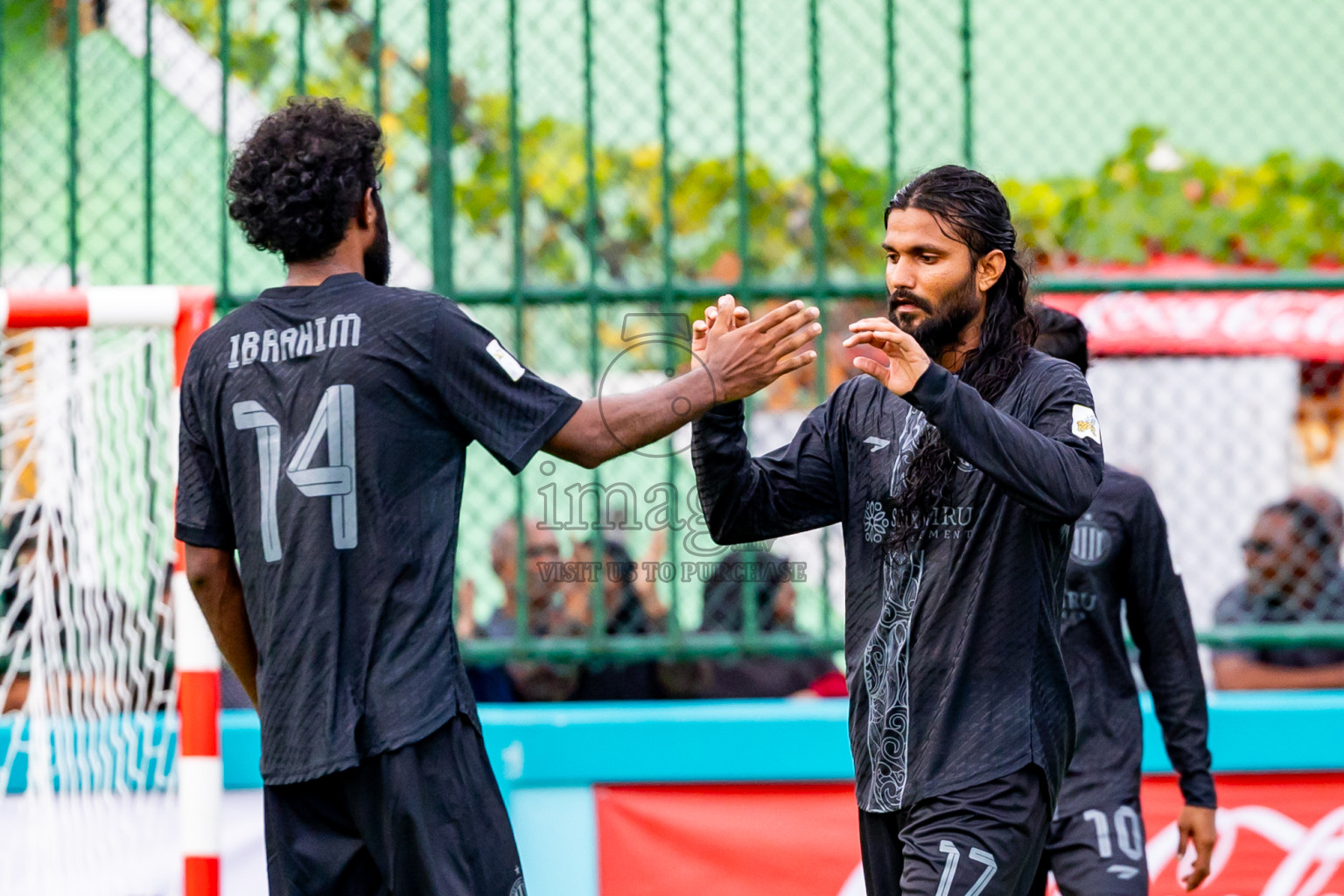 Raiymandhoo FC vs Dee Cee Jay SC in Day 1 of Laamehi Dhiggaru Ekuveri Futsal Challenge 2024 was held on Friday, 26th July 2024, at Dhiggaru Futsal Ground, Dhiggaru, Maldives Photos: Nausham Waheed / images.mv