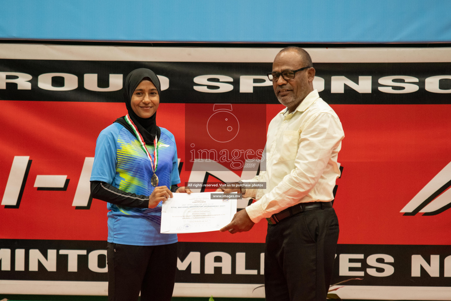 47th National Badminton Tournament 2021 held from 10 to 14 November 2021 in Male' Sports Complex, Maldives