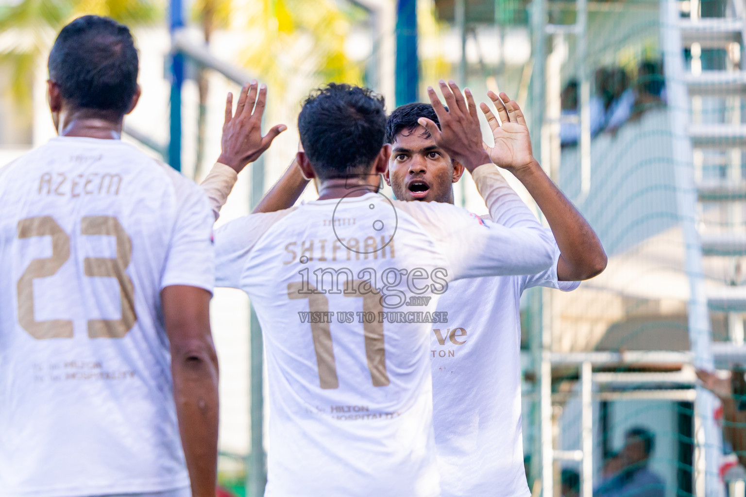 Ari Zone vs Dhaalu Zone in the Leg 1 of Resort Super League 2025 was held on Thursday, 3rd July 2025 in Conrad Maldives Rangali Island, Alif Dhaalu Atoll, Maldives. Photos: Nausham Waheed / images.mv