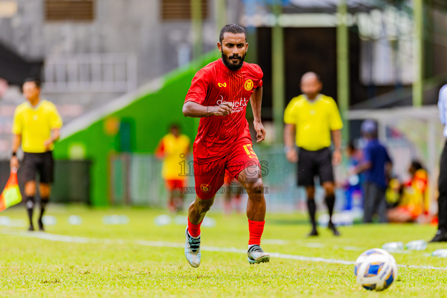 Club Green Streets vs Victory Sports Club in Dhivehi Premier League 2025/26 held in National Football Stadium, Male', Maldives on Thursday, 25th September 2025. Photos: Areef Adam / Images.mv