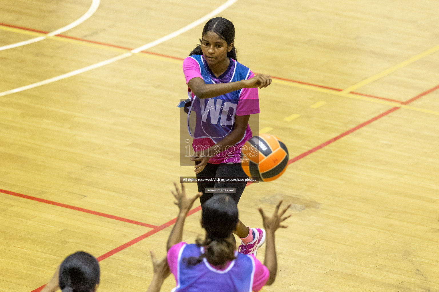 Sports Club Shining Star vs Club Green Streets in the Milo National Netball Tournament 2022 on 17 July 2022, held in Social Center, Male', Maldives. Photographer: Hassan Simah / Images.mv