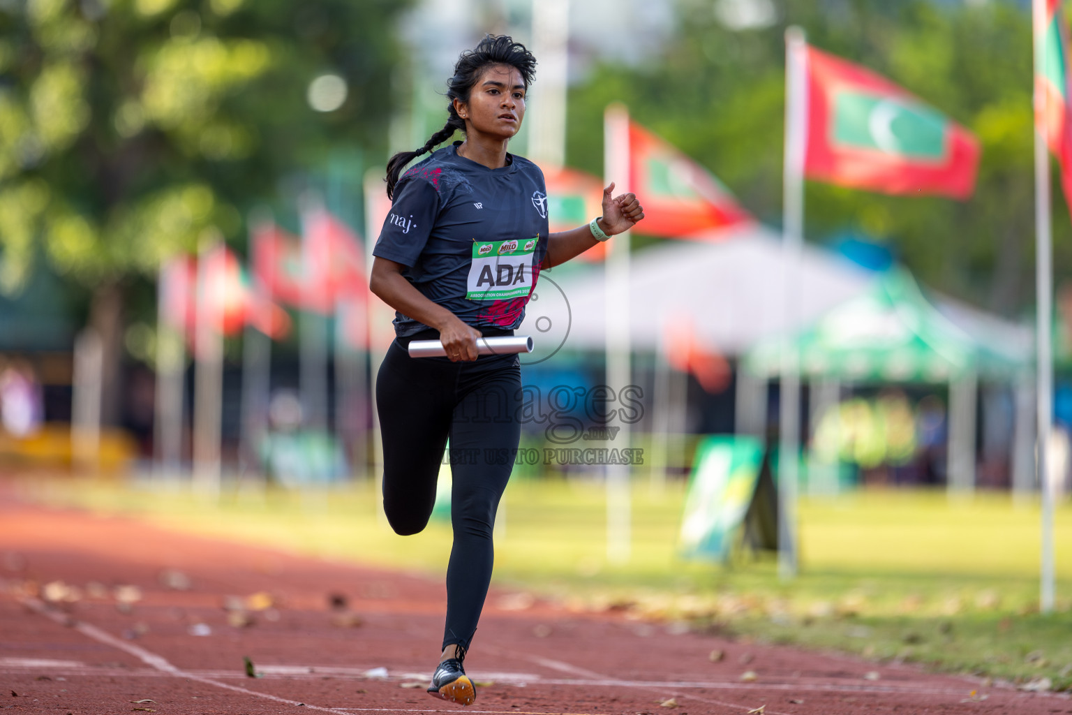 Day 2 of 12th Milo Association Championships was held in Ekuveni Track at Male', Maldives on Friday, 25th April 2025. Photos: Ismail Thoriq / images.mv