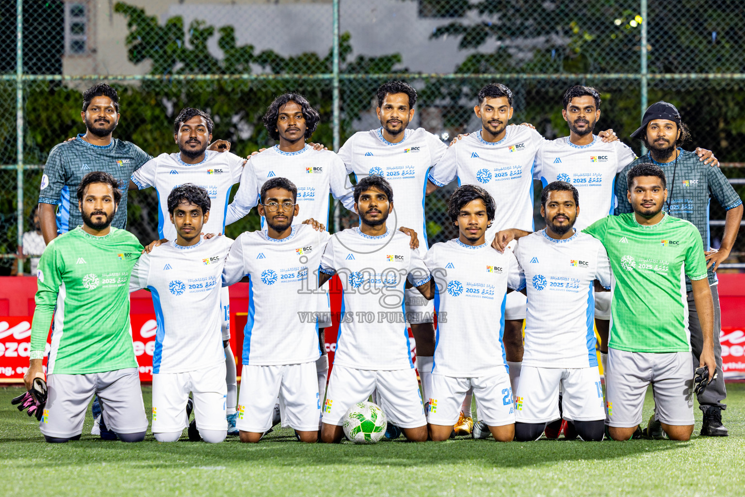 Club Male' City vs BCC in Day 3 of Office League 2025 was held on Friday, 18th April 2025 in Hulhumale', Maldives. Photos: Nausham Waheed / images.mv