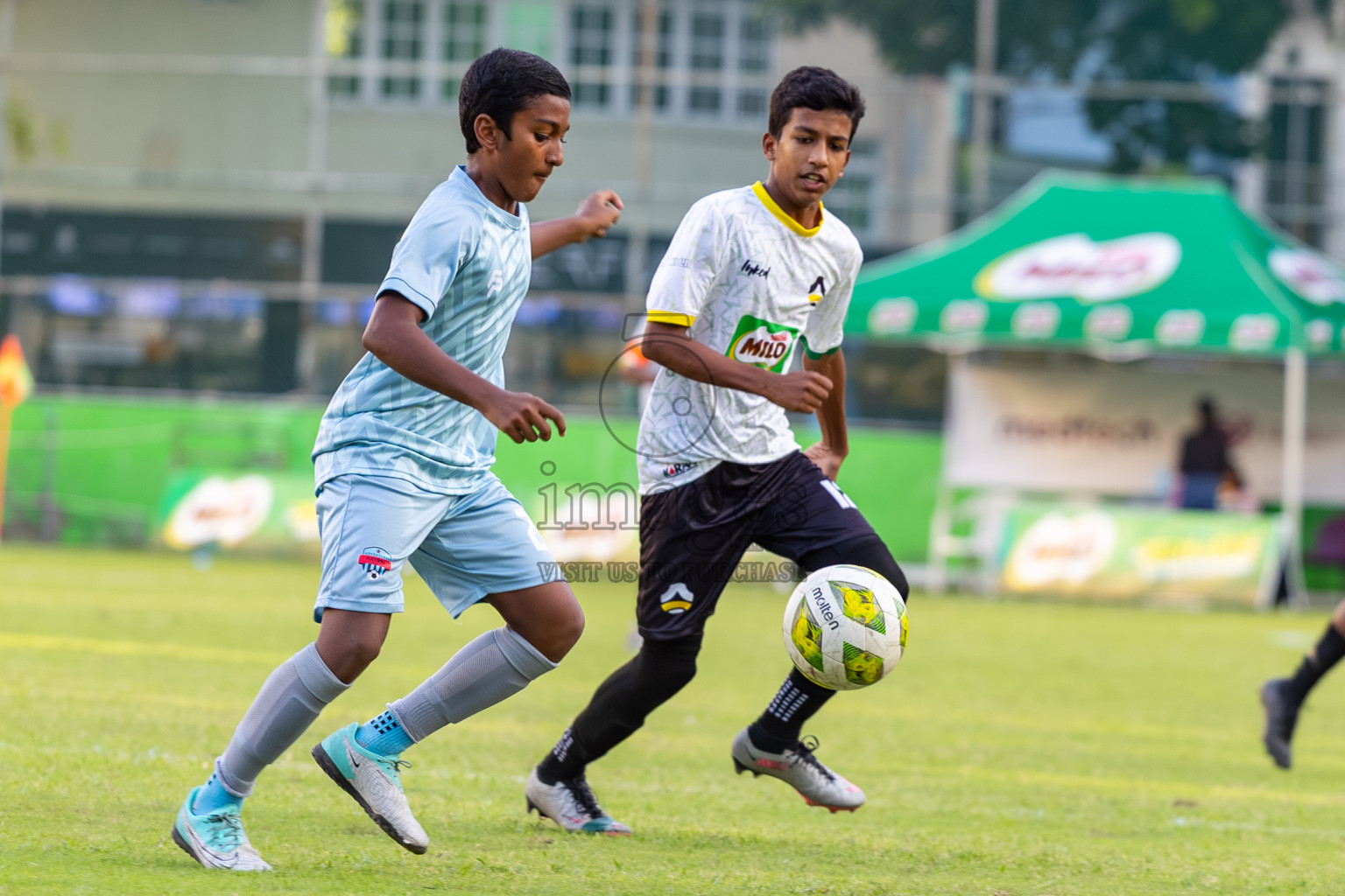 Day 1 of MILO Academy Championship 2025 (U14) was held on Thursday, 30th October 2025 at Henveiru Football Grounds, Male', Maldives . 
Photos: Ismail Thoriq / images.mv