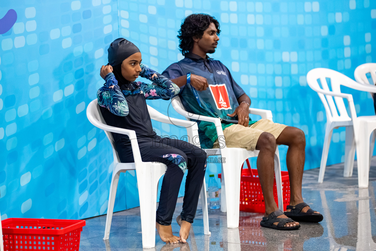 Day 3 of BML 6th National Kids Swimming Kids Festival 2025 held in Hulhumale', Maldives on Wednesday, 5th November 2024. 

Photos: Hassan Simah / images.mv