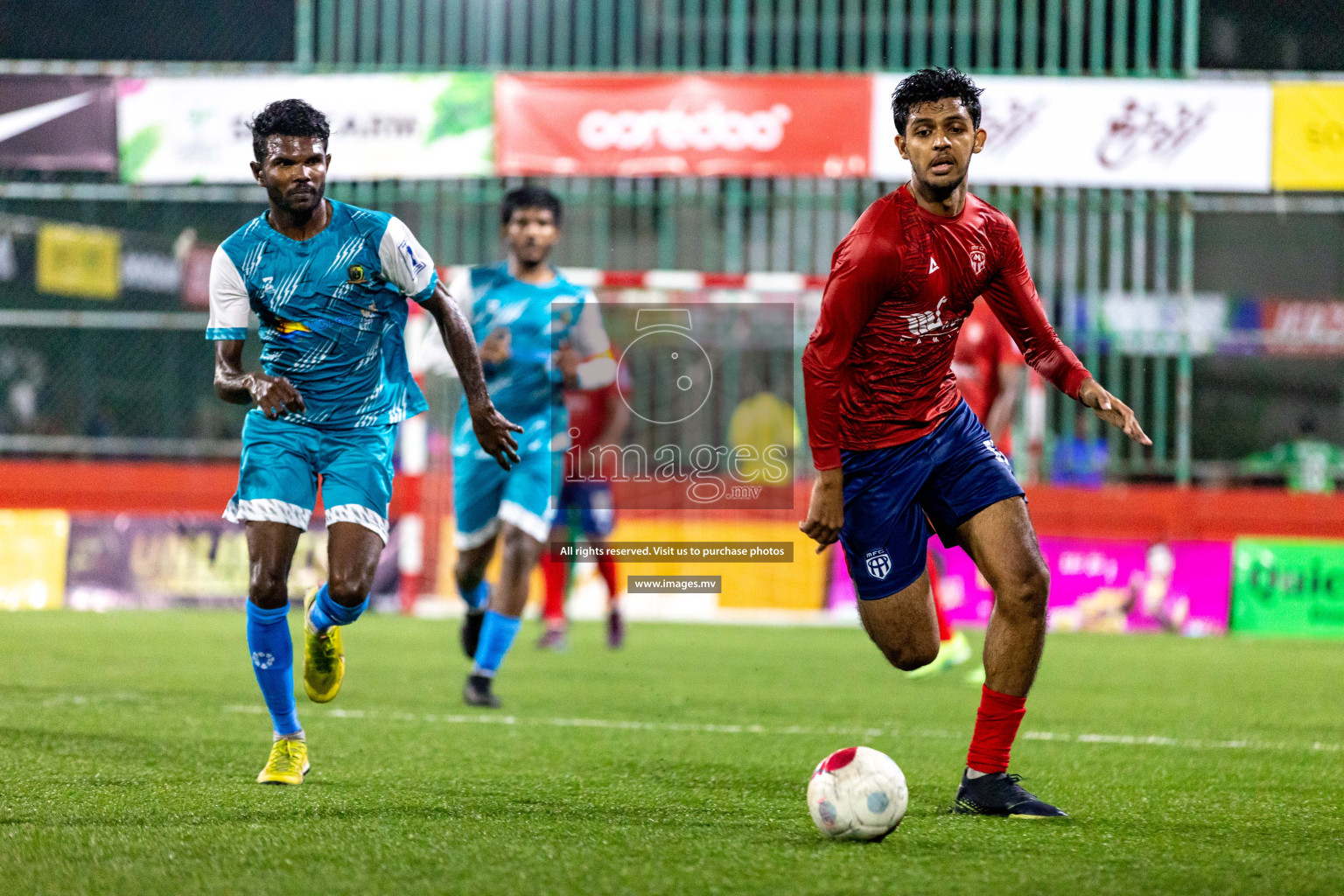 HA. Dhidhdhoo vs HA. Muraidhoo in Day 6 of Golden Futsal Challenge 2023 on 10 February 2023 in Hulhumale, Male, Maldives