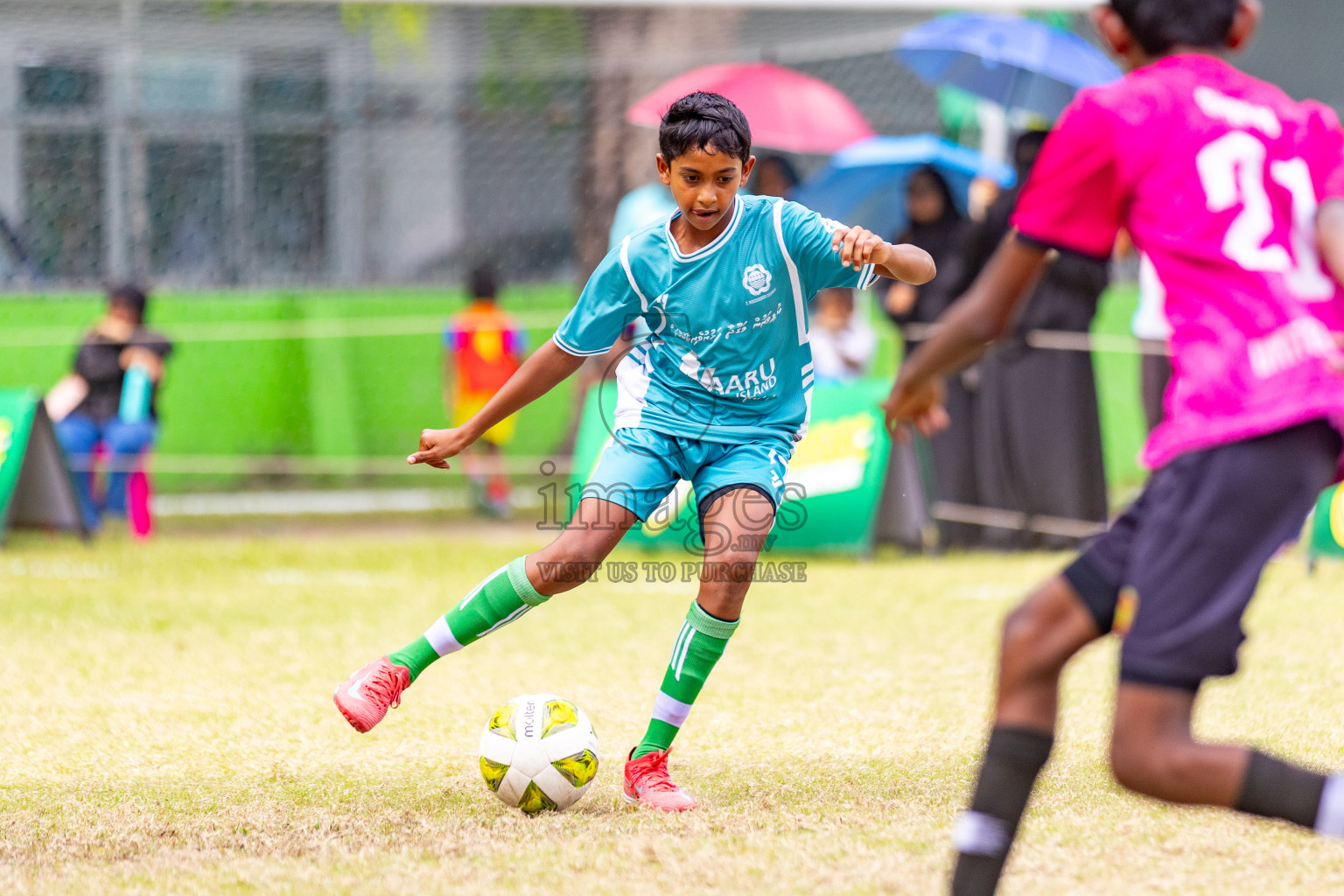 Day 2 of MILO Academy Championship 2025 (U-12) was held at Henveiru Stadium in Male', Maldives on Friday, 2nd May 2025. Photos: Mohamed Mahfooz Moosa / images.mv