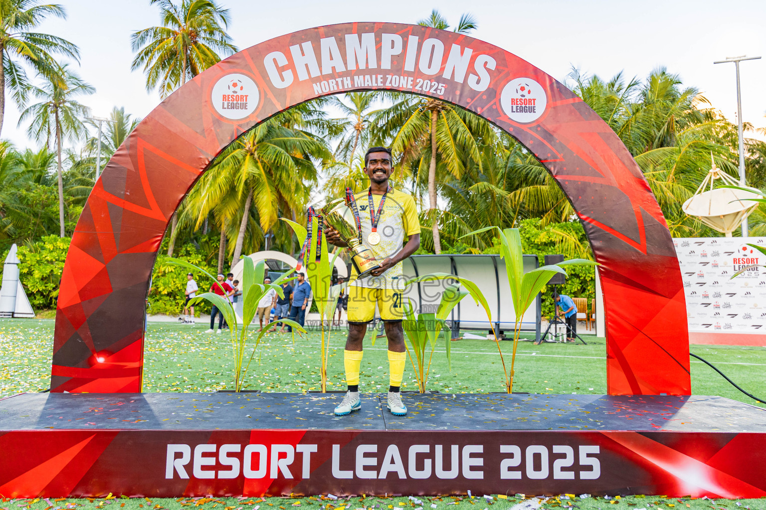 Jumeirah vs Varu in Final of Resort League 2025 (North Male Zone) was held on Saturday, 27th September 2025 in One And Only Reethi Rah Maldives Resort, Photos: Areef Adam / images.mv