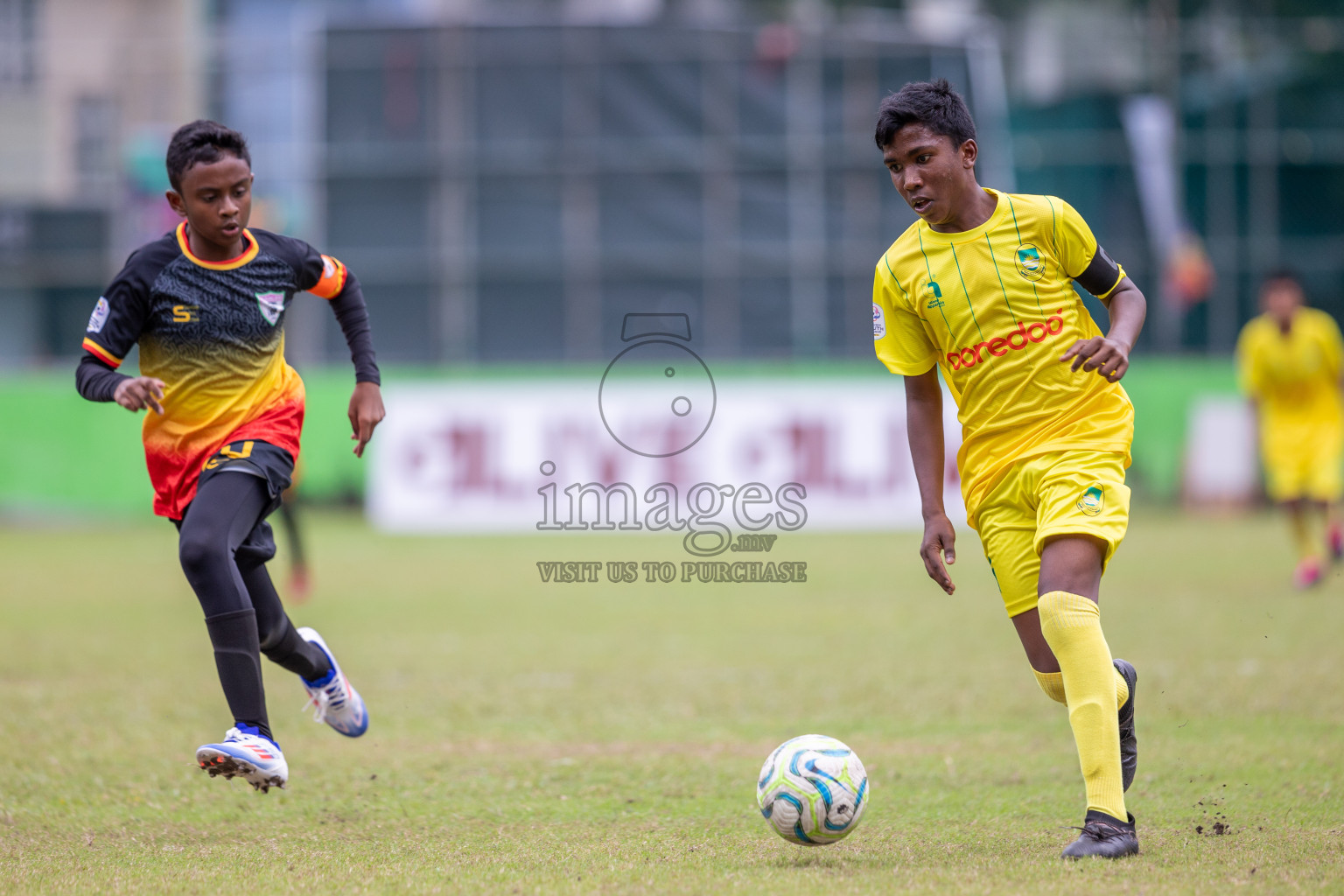 Eagles vs Maziya (U12) in Dhivehi Youth League 2024 - Day 2. Matches held at Henveiru Stadium on 22nd November 2024 , Friday. Photos: Shuu Abdul Sattar/ Images.mv