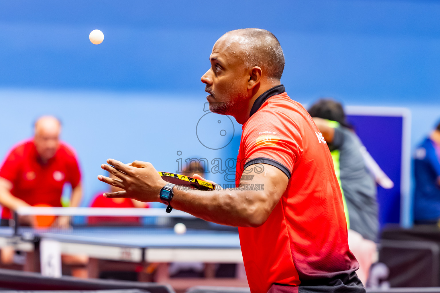 Day 2 of 1st Thoddoo Masters Table Tennis Tournament was held on Friday, 22nd August 2025 in AA Thoddoo, Maldives. Photos: Nausham Waheed / images.mv