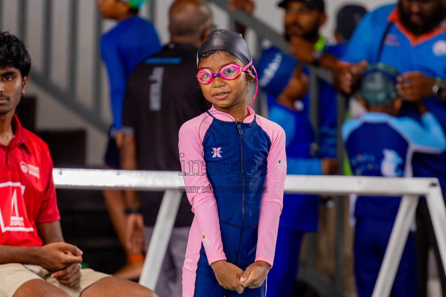 Day 1 of BML 5th National Swimming Kids Festival 2024 held in Hulhumale', Maldives on Monday, 18th November 2024. Photos: Nausham Waheed / images.mv