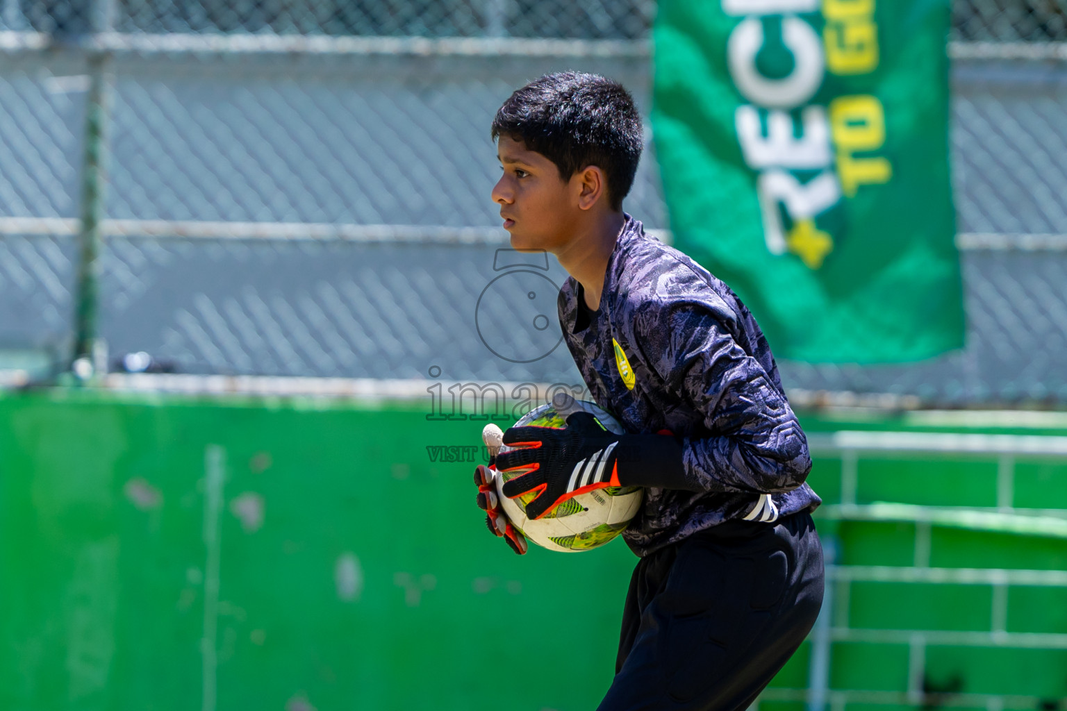 Day 3 of MILO Academy Championship 2025 (U-12) was held at Henveiru Stadium in Male', Maldives on Saturday, 3rd May 2025. Photos: Nausham Waheed / images.mv