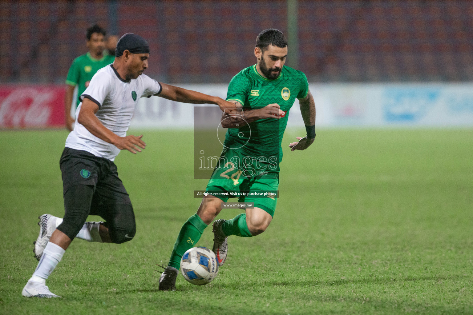 Maziya Sports and Recreation Club vs Super United Sports in Ooredoo Dhivehi Premier League 2021/22 on 12th July 2022, held in National Football Stadium, Male', Maldives Photos: Maanish/ Images mv