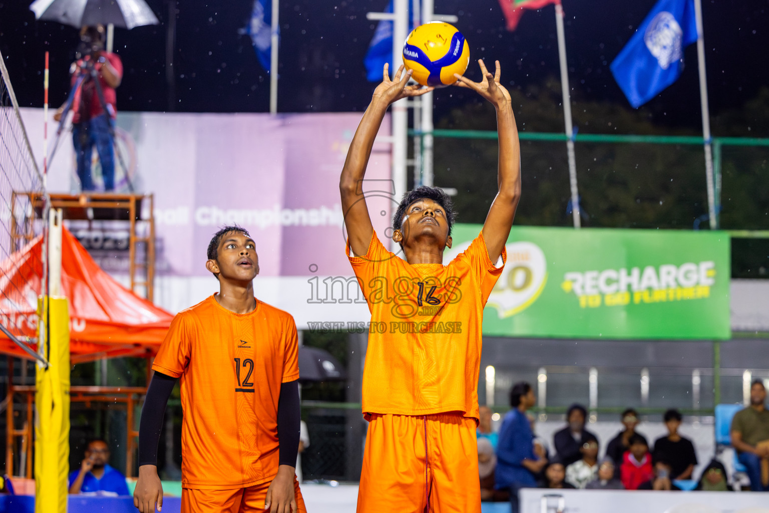 Sports Club Vision vs Sports Club Dhirun in the Bronze Match of Milo National Junior Volleyball Championship 2025 Men's Division was held on Saturday, 29th November 2025 at Ekuveni Turf Court Male', Maldives. Photos: Nausham Waheed / images.mv