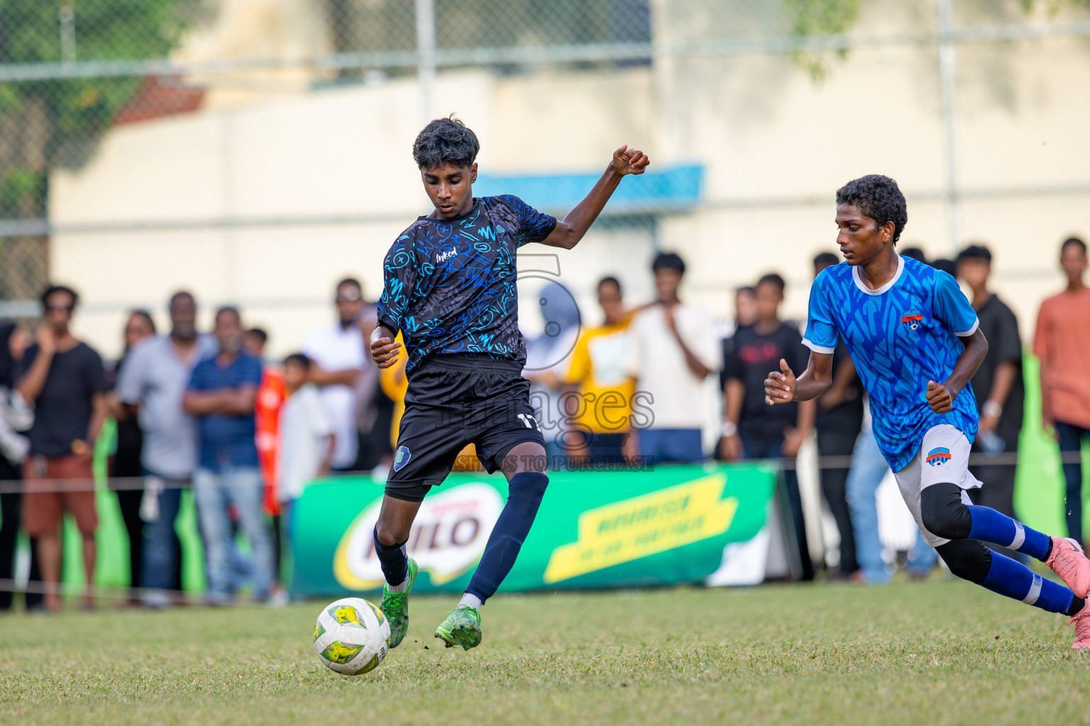 Day 4 of MILO Academy Championship 2024 (U-14) was held in Henveyru Stadium, Male', Maldives on Sunday, 3rd November 2024. Photos: Ismail Thoriq / Images.mv