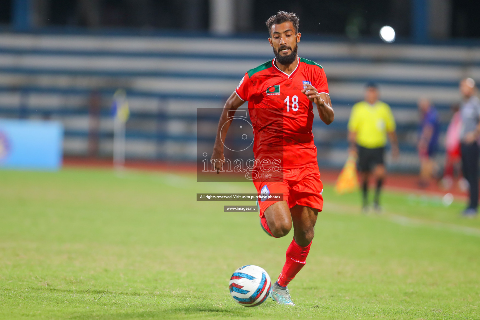 Bhutan vs Bangladesh in SAFF Championship 2023 held in Sree Kanteerava Stadium, Bengaluru, India, on Wednesday, 28th June 2023. Photos: Hassan Simah / images.mv