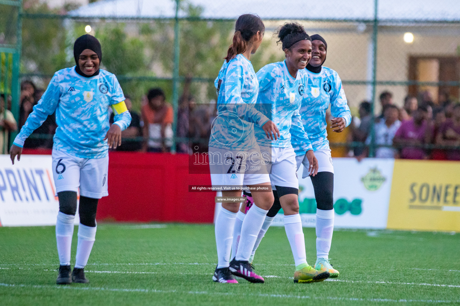 MPL vs DSC in Eighteen Thirty Women's Futsal Fiesta 2022 was held in Hulhumale', Maldives on Monday, 17th October 2022. Photos: Hassan Simah, Mohamed Mahfooz Moosa / images.mv