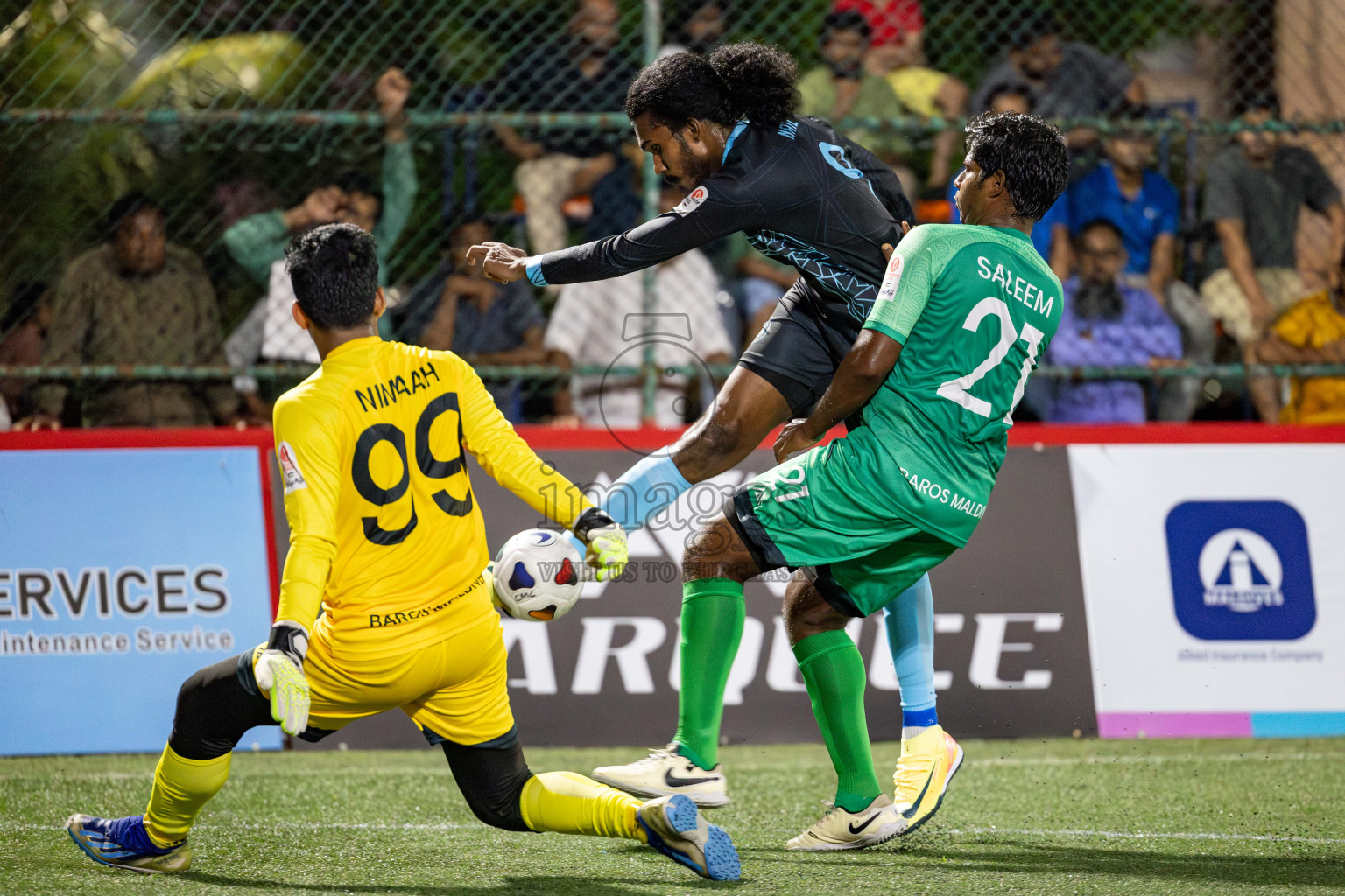 CLUB TTS vs Baros Maldives in Club Maldives Cup 2024 held in Rehendi Futsal Ground, Hulhumale', Maldives on Monday, 23rd September 2024. 
Photos: Hassan Simah / images.mv