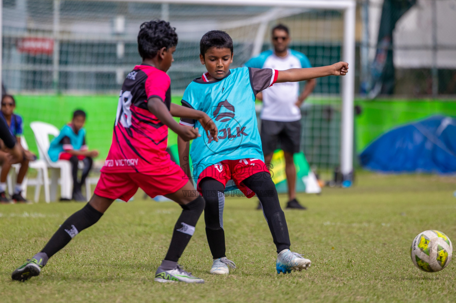 Day 1 of MILO Academy Championship 2024 - U12 was held at Henveiru Grounds in Male', Maldives on Thursday, 4th July 2024. Photos: Shuu Abdul Sattar / images.mv