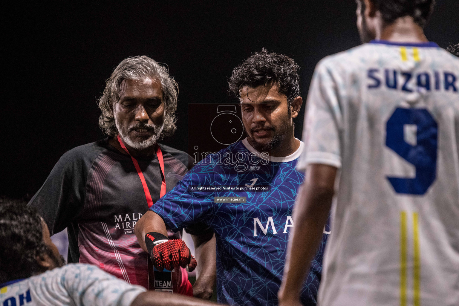 Prison Club vs MACL in the Quarter Finals of Club Maldives 2021 held at Hulhumale;, on 12th December 2021 Photos: Nausham / images.mv