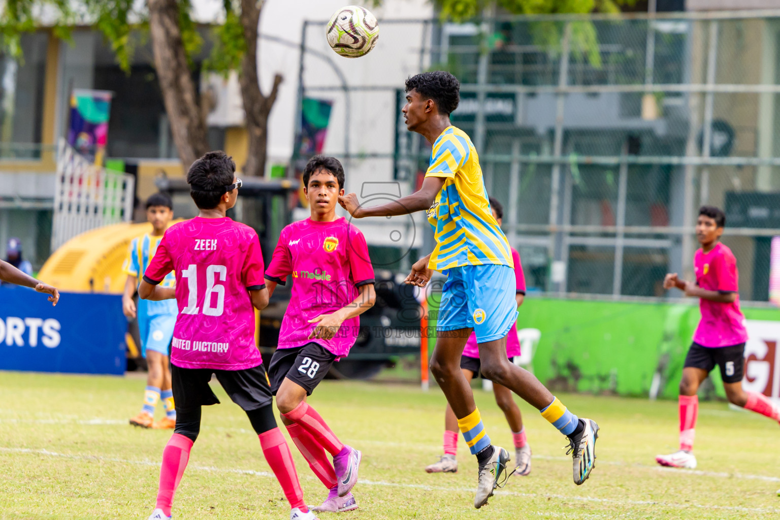 Club Valencia vs United Victory (U16) in Day 10 of Dhivehi Youth League 2024 held at Henveiru Stadium on Sunday, 15th December 2024. Photos: Nausham Waheed / Images.mv