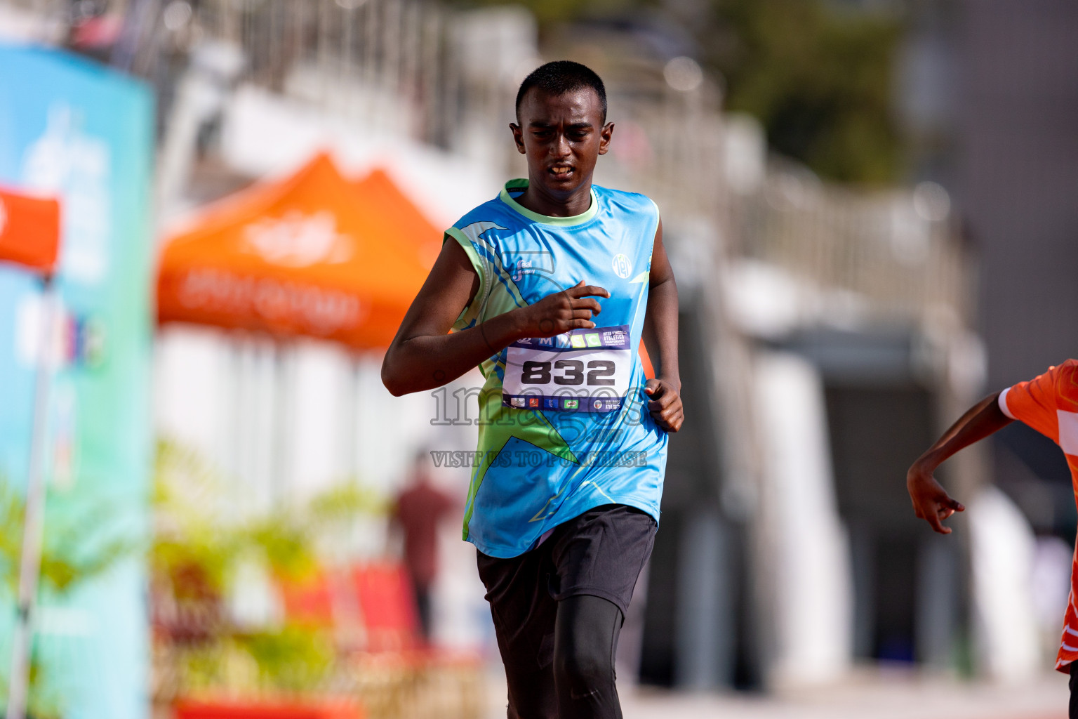 Day 3 of MWSC Interschool Athletics Championships 2024 held in Hulhumale Running Track, Hulhumale, Maldives on Monday, 11th November 2024. 
Photos by: Hassan Simah / Images.mv