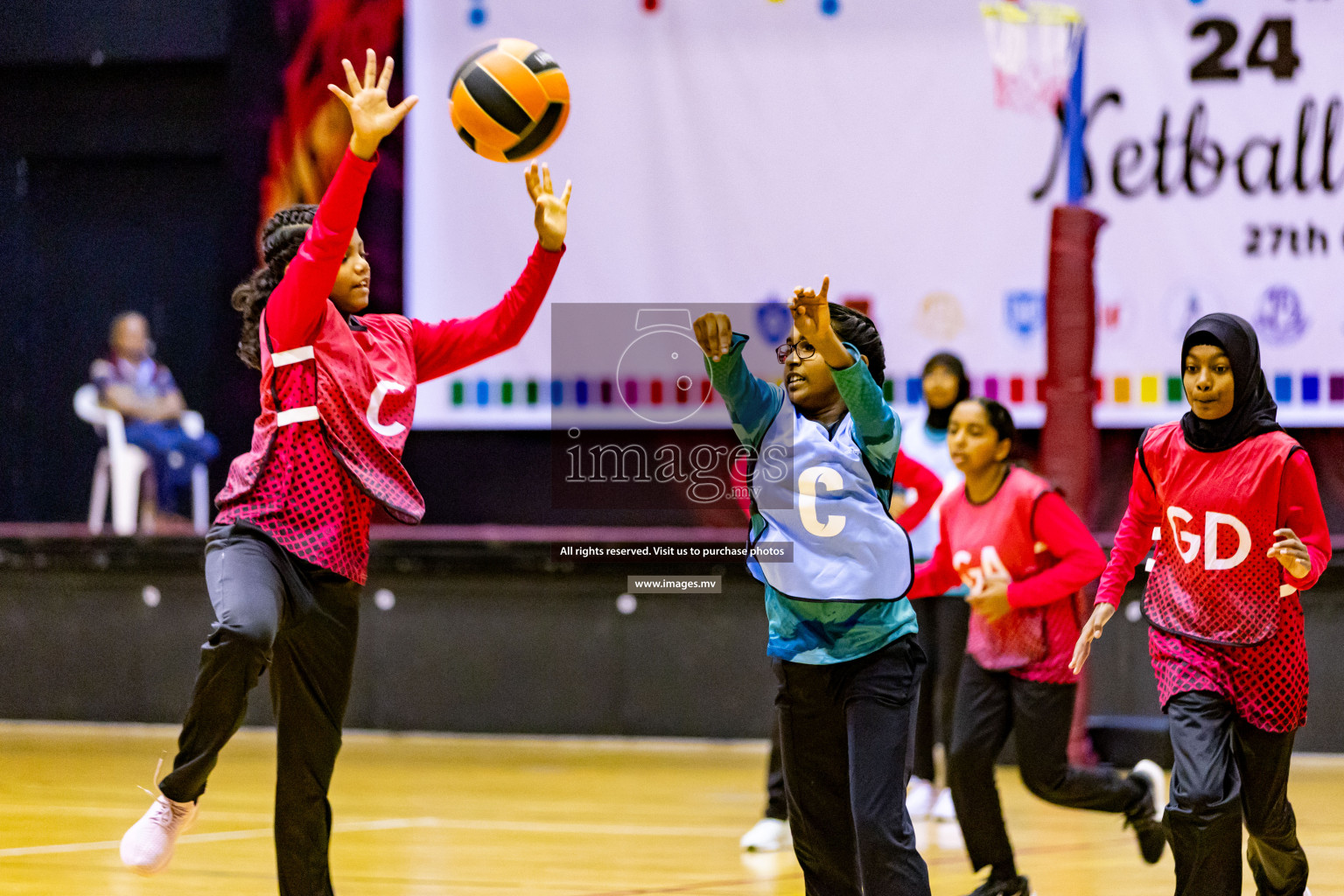 Day 8 of 24th Interschool Netball Tournament 2023 was held in Social Center, Male', Maldives on 3rd November 2023. Photos: Hassan Simah, Nausham Waheed / images.mv