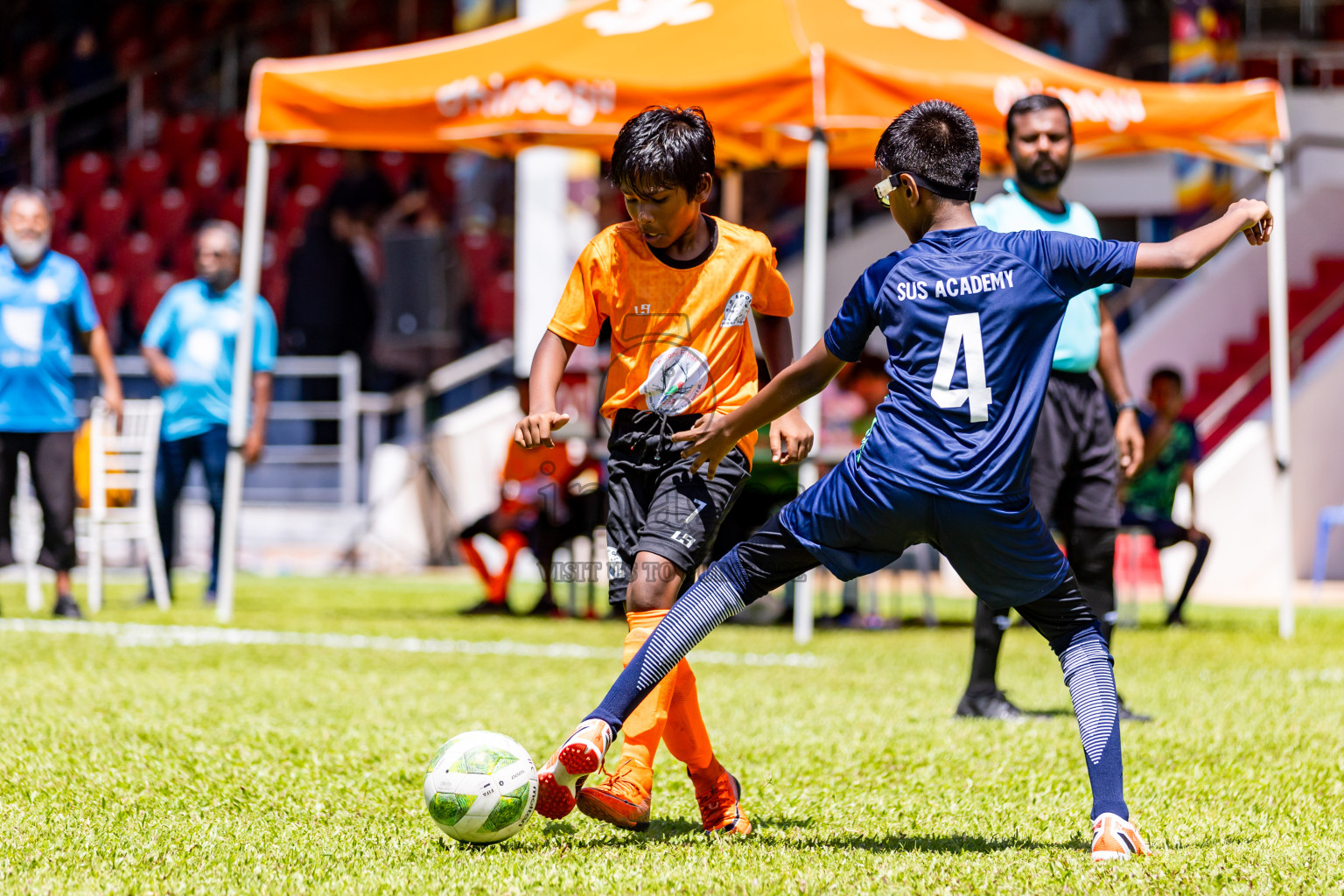 Day 1 of Under 10 MILO Academy Championship 2024 was held at National Stadium in Male', Maldives on Friday, 26th April 2024. Photos: Nausham Waheed / images.mv