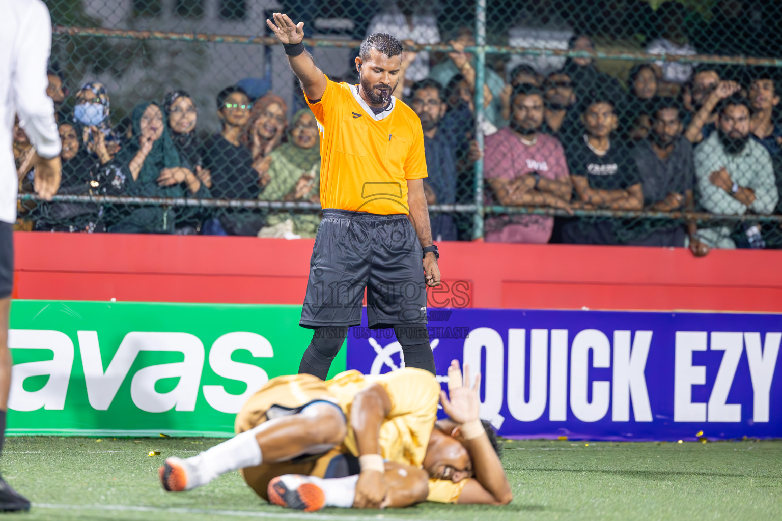 N Holhudhoo vs N Miladhoo in Noonu Atoll Final in Day 24 of Golden Futsal Challenge 2025 was held on Tuesday , 28th January 2025, in Hulhumale', Maldives. Photos: Ismail Thoriq / images.mv