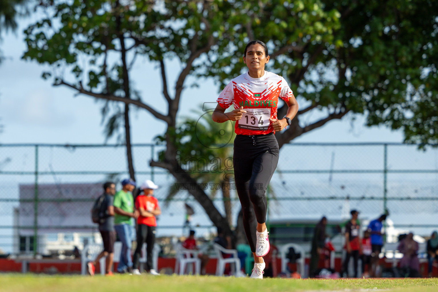 Day 2 of 33rd National Athletics Championship was held in Ekuveni Track at Male', Maldives on Friday, 6th September 2024.
Photos: Ismail Thoriq  / images.mv