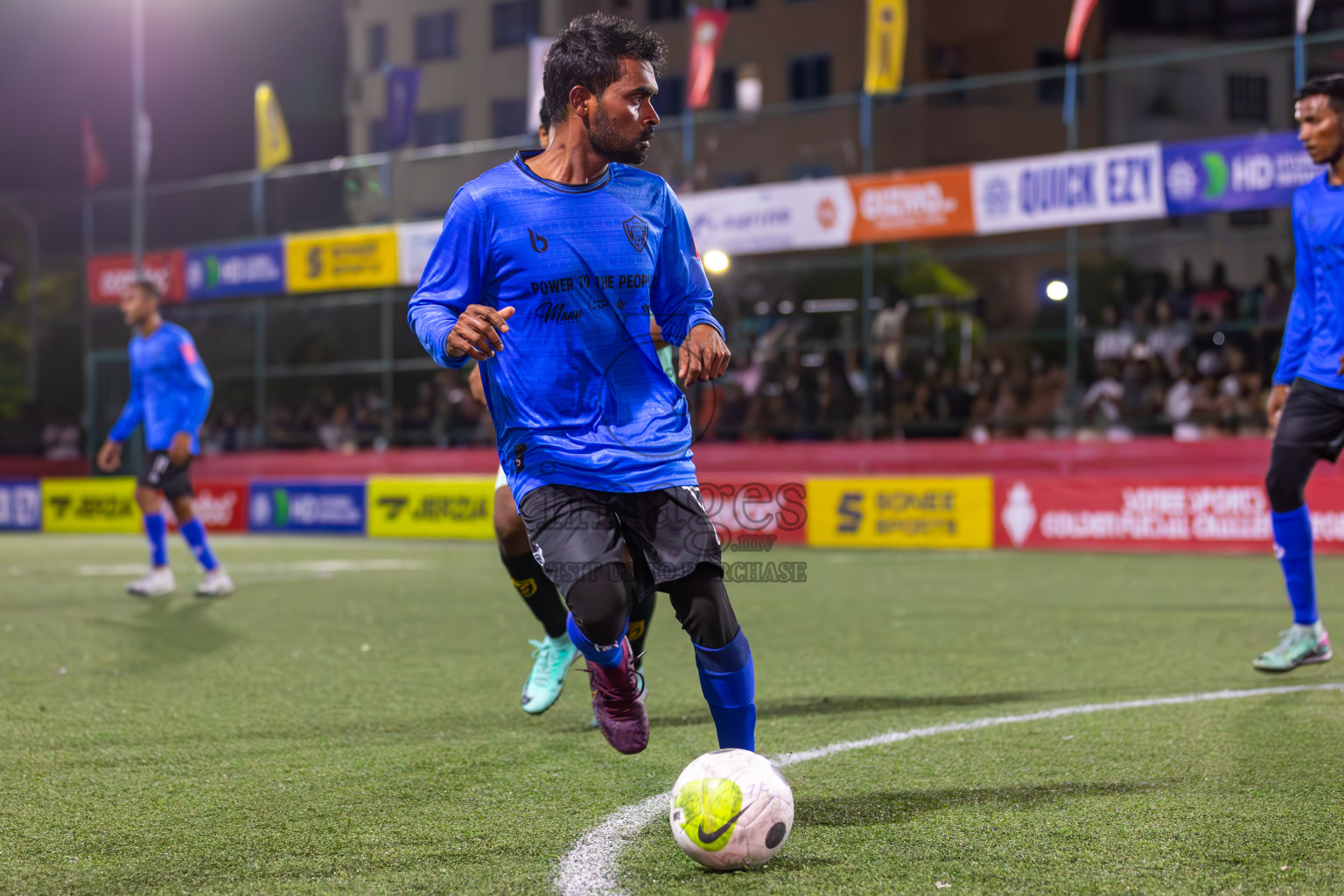 B Kendhoo vs B Thulhaadhoo in Day 21 of Golden Futsal Challenge 2024 was held on Sunday , 4th February 2024 in Hulhumale', Maldives
Photos: Ismail Thoriq / images.mv