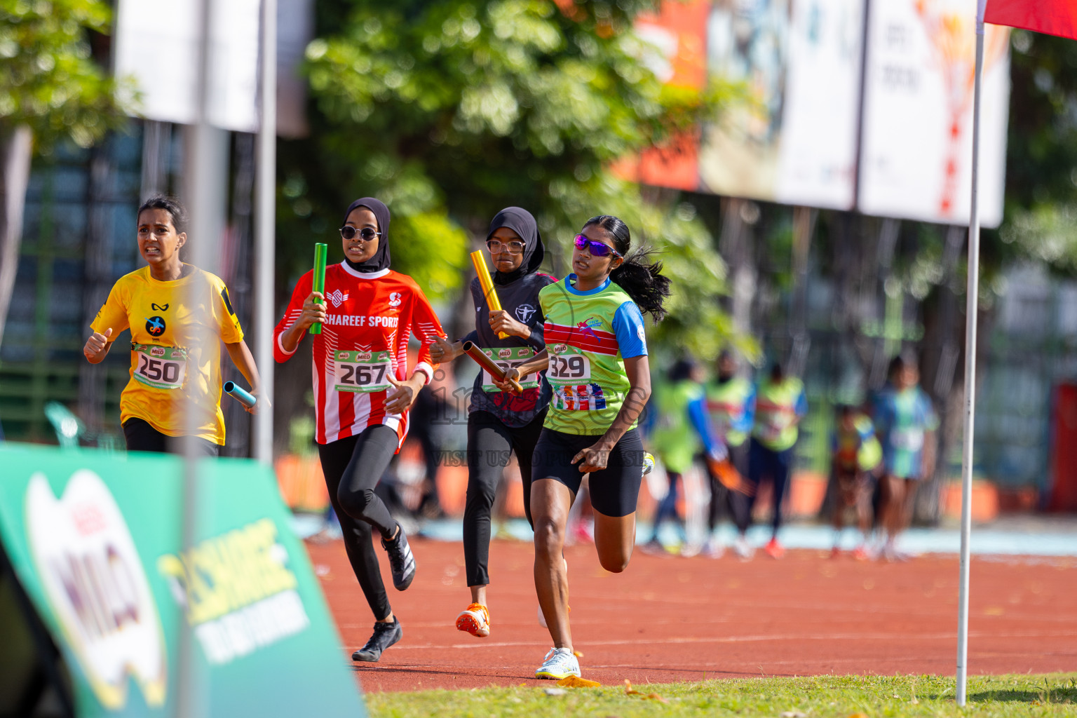 Day 3 of 12th Milo Association Championships was held in Ekuveni Track at Male', Maldives on Saturday, 26th April 2025. Photos: Ismail Thoriq / images.mv