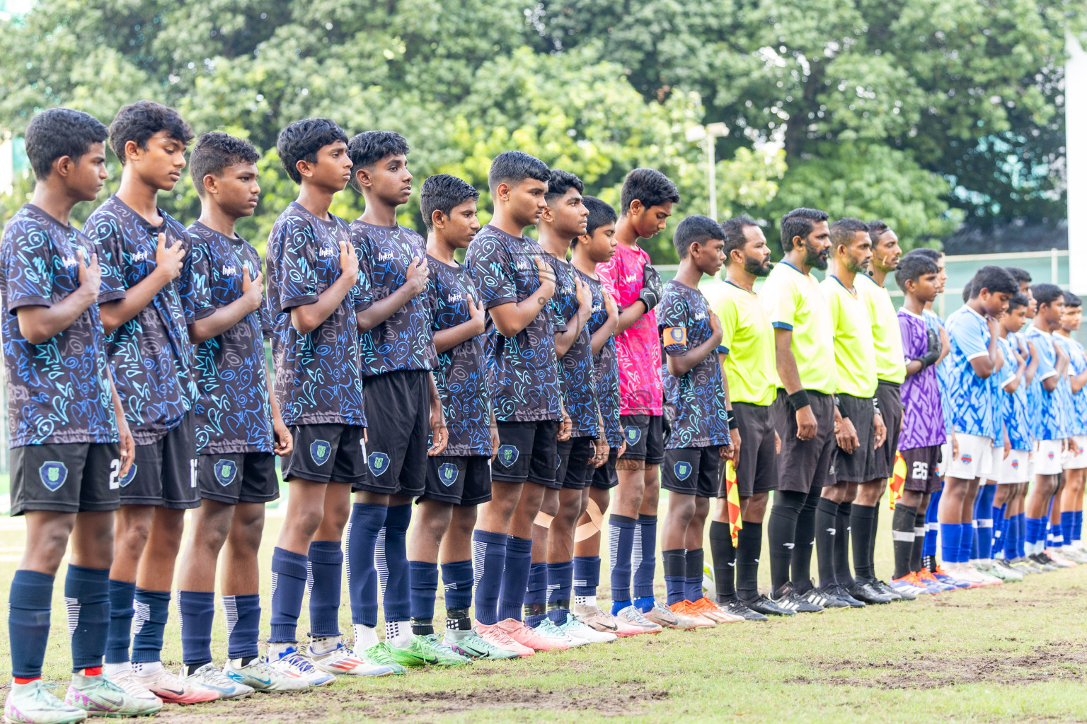 Day 4 of MILO Academy Championship 2024 (U-14) was held in Henveyru Stadium, Male', Maldives on Sunday, 3rd November 2024. Photos: Ismail Thoriq / Images.mv