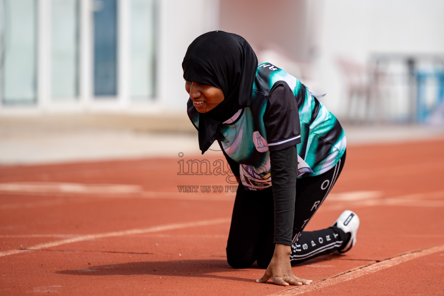 Day 2 of MWSC Interschool Athletics Championships 2024 held in Hulhumale Running Track, Hulhumale, Maldives on Sunday, 10th November 2024. 
Photos by:  Hassan Simah / Images.mv