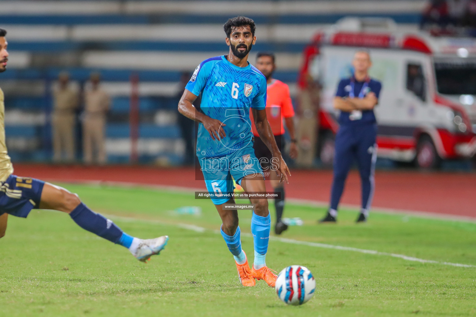 India vs Kuwait in SAFF Championship 2023 held in Sree Kanteerava Stadium, Bengaluru, India, on Tuesday, 27th June 2023. Photos: Nausham Waheed, Hassan Simah / images.mv