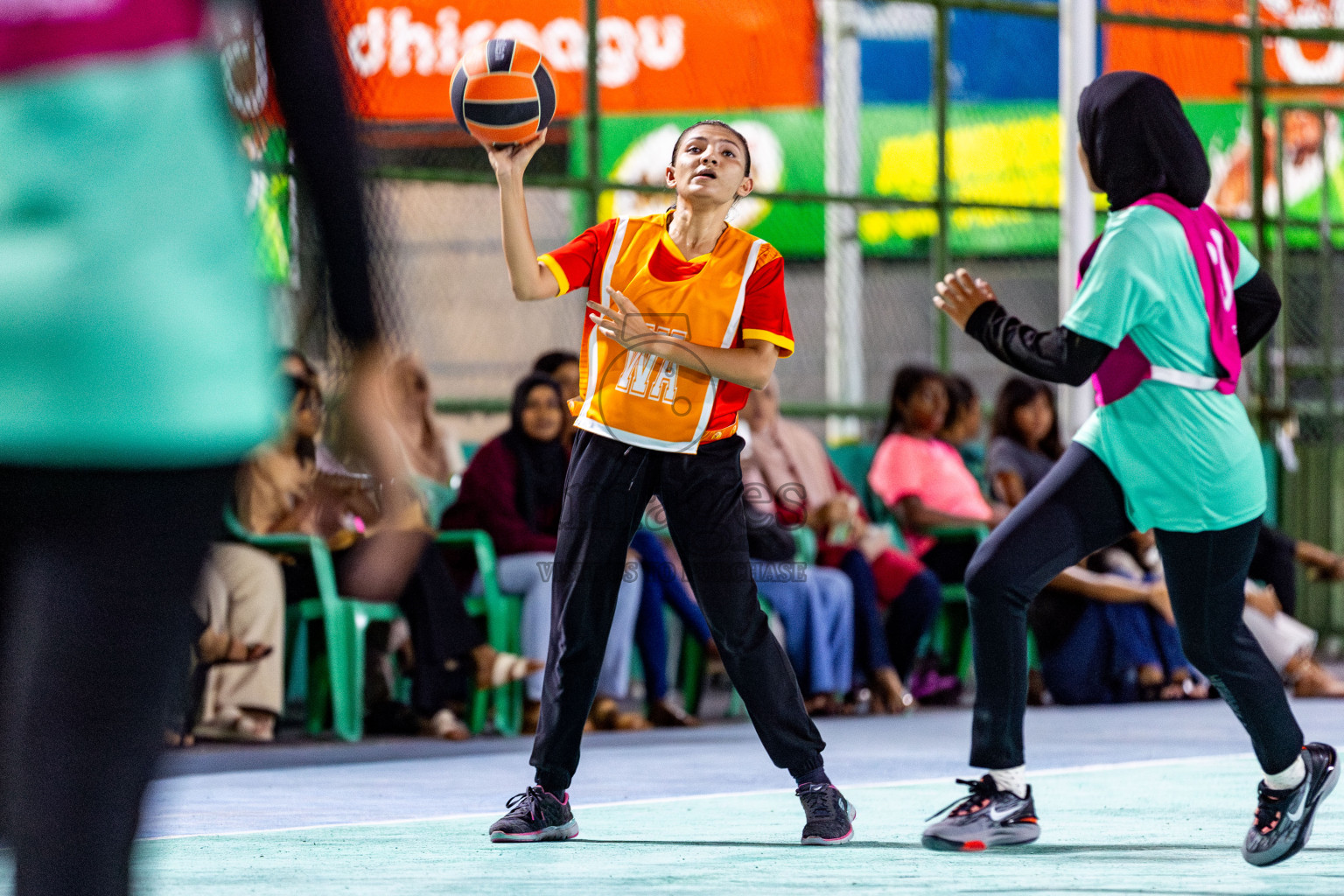 Day 4 of 23rd Netball Association Championship was held in Ekuveni Netball Court at Male', Maldives on Wednesday, 1st May 2024. Photos: Nausham Waheed / images.mv