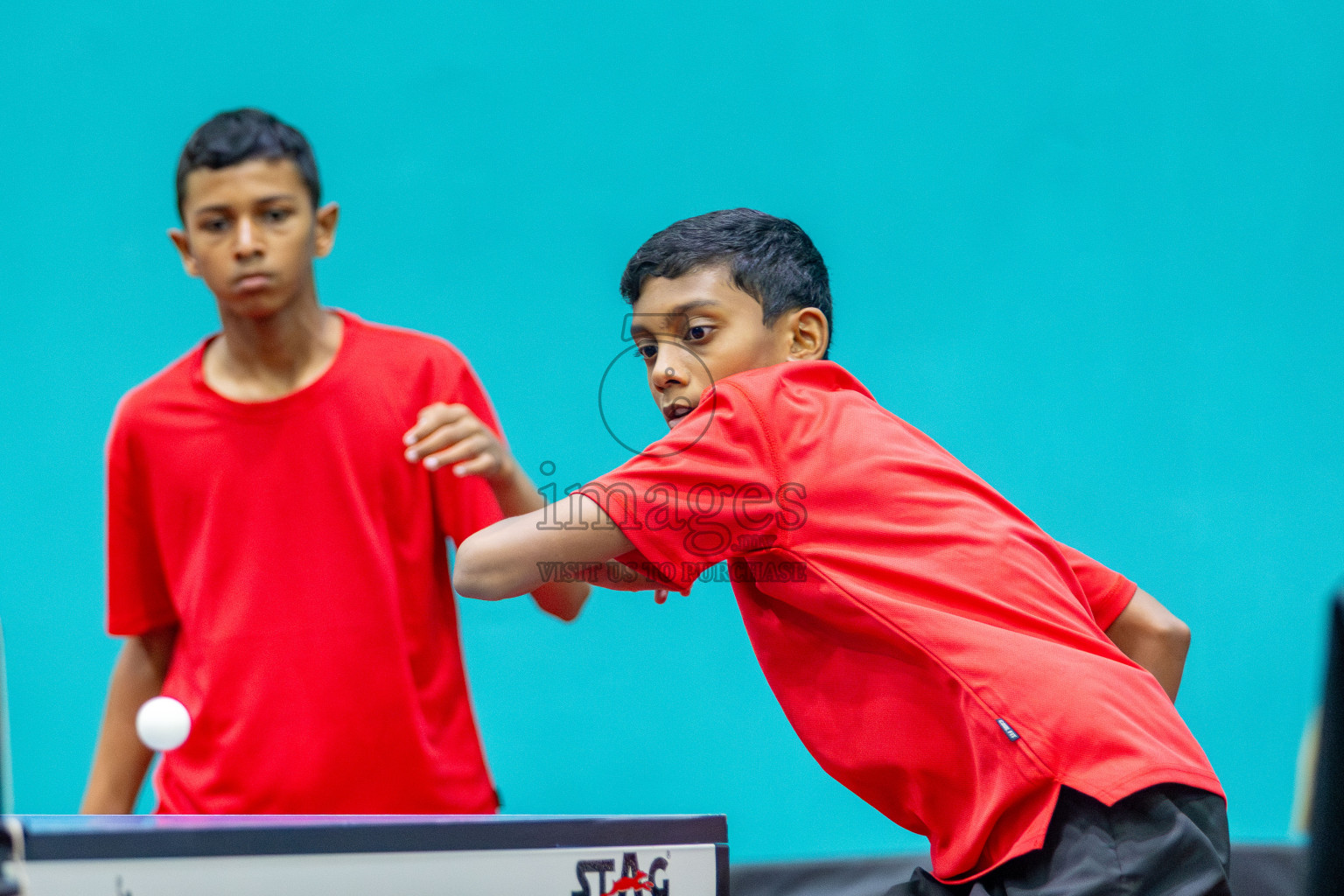 Day 3 of Interschool Table Tennis Tournament 2025 held at Male' TT Hall, Male', Maldives on Saturday, 17th May 2025. Photos By: Mohamed Mahfooz Moosa / images.mv