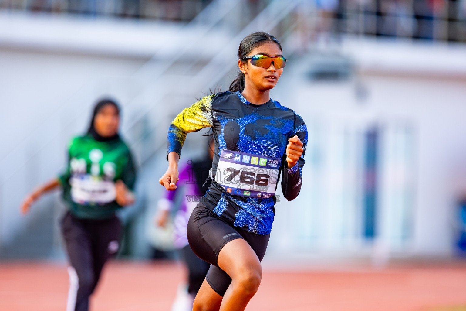 Day 5 of MWSC Interschool Athletics Championships 2024 held in Hulhumale Running Track, Hulhumale, Maldives on Wednesday, 13th November 2024. Photos by: Nausham Waheed / Images.mv