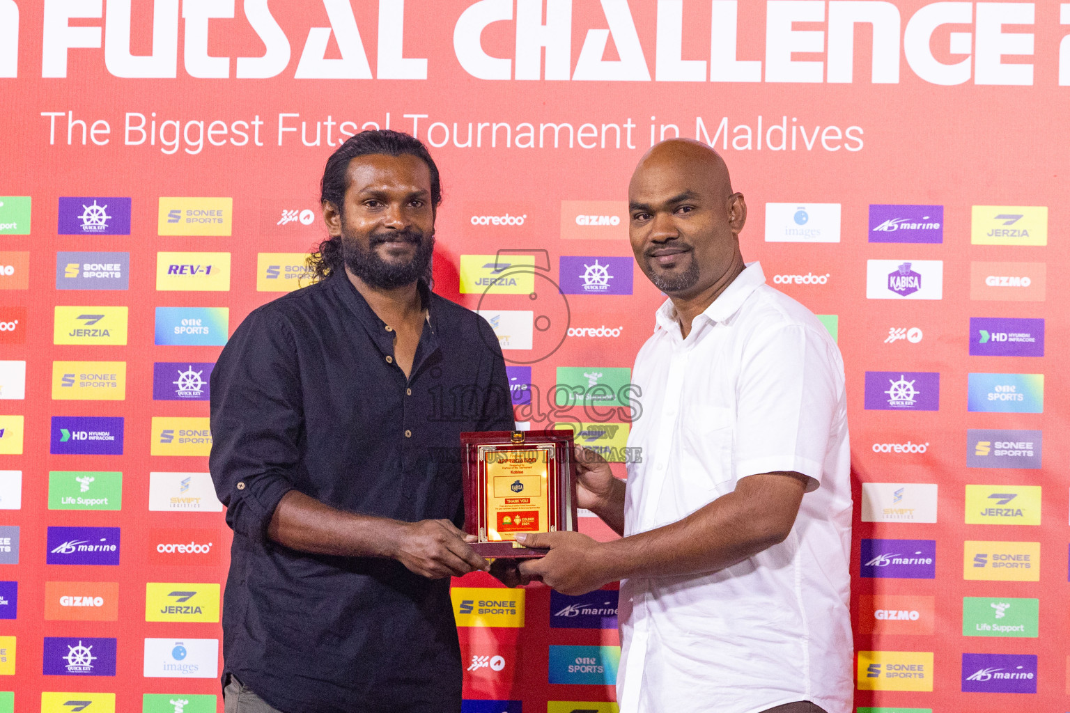 B Eydhafushi vs L Gan in the Final of Golden Futsal Challenge 2024 was held on Thursday, 7th March 2024, in Hulhumale', Maldives 
Photos: Ismail Thoriq / images.mv