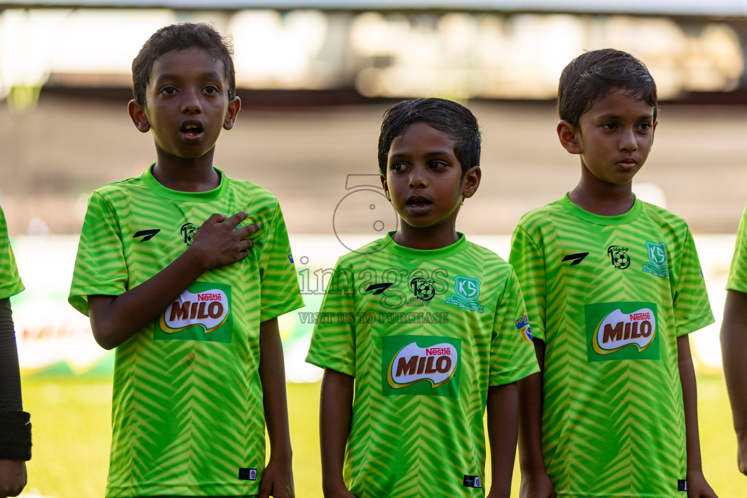 Day 2 of MILO Kids Football Fiesta was held at National Stadium in Male', Maldives on Saturday, 24th February 2024.