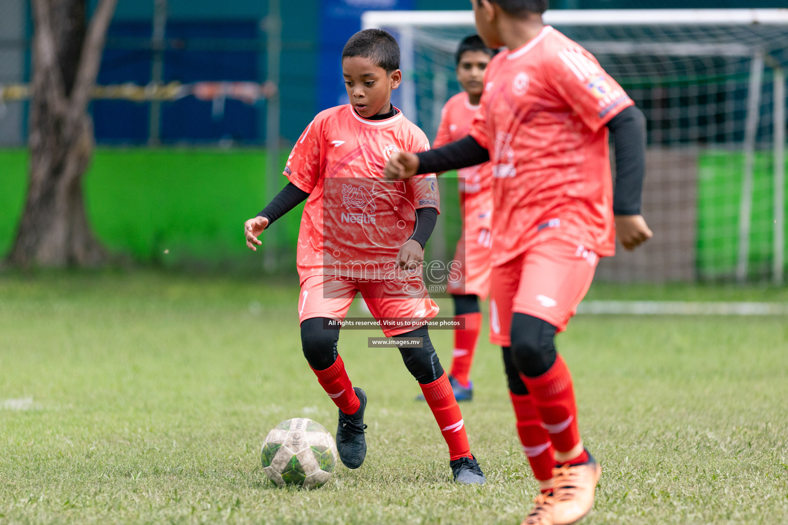 Day 1 of Milo kids football fiesta, held in Henveyru Football Stadium, Male', Maldives on Wednesday, 11th October 2023 Photos: Nausham Waheed/ Images.mv