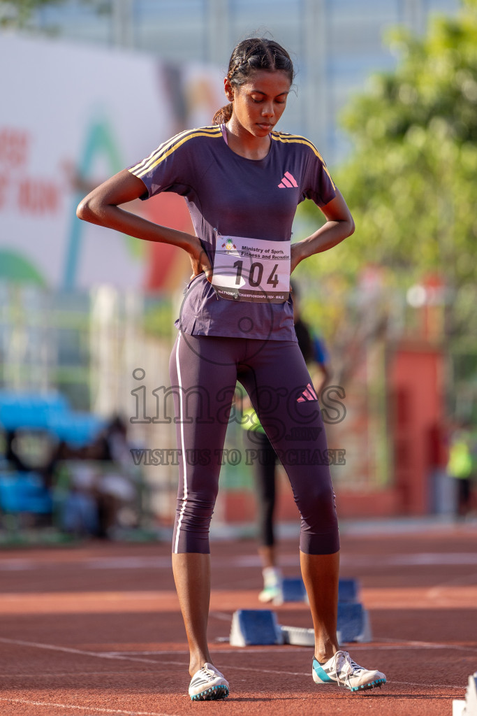 Day 3 of 33rd National Athletics Championship was held in Ekuveni Track at Male', Maldives on Saturday, 7th September 2024. Photos: Suaadh Abdul Sattar / images.mv