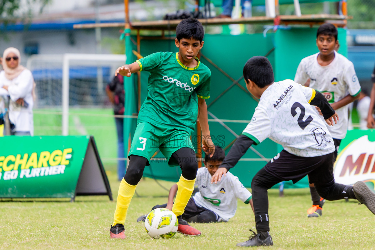 Day 1 of MILO Academy Championship 2025 (U-12) was held at Henveiru Stadium in Male', Maldives on Thursday, 1st May 2025. Photos: Nausham Waheed / images.mv