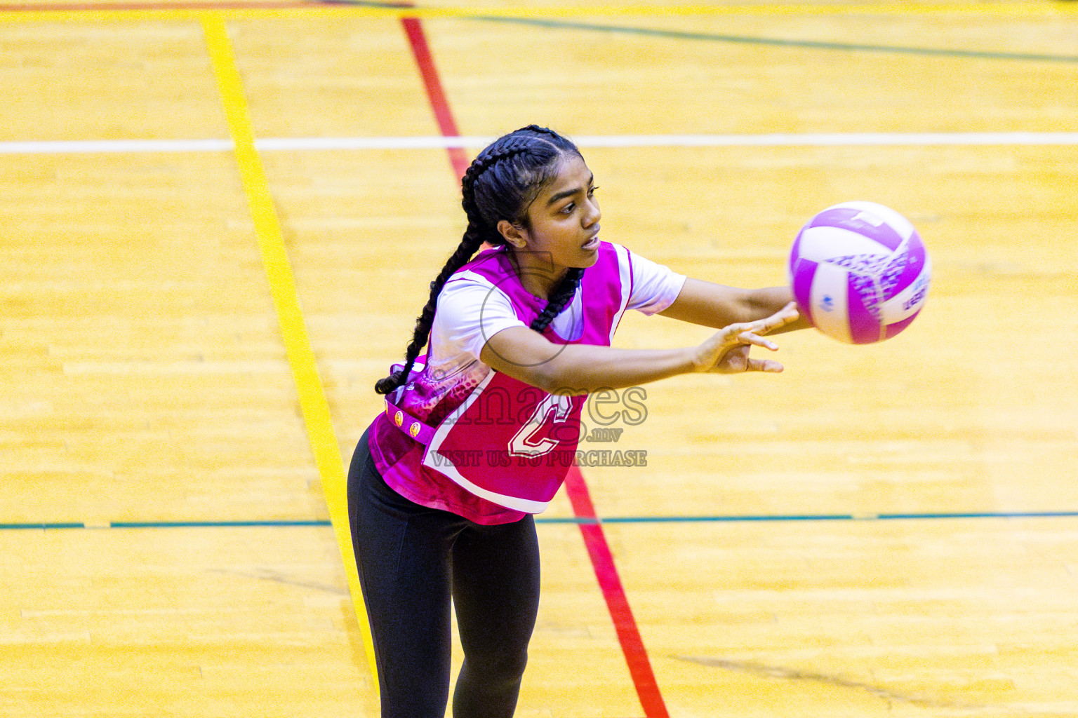 MV Netters vs N Sport in Division 2 Final of National Netball Tournament 2025 held in Social Center at Male', Maldives on Wednesday, 28th May 2025. Photos: Nausham Waheed / images.mv