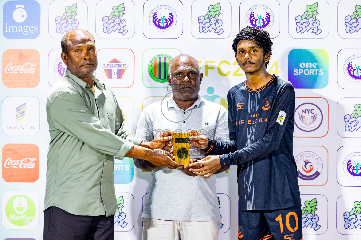 Dee Cee Jay SC vs Much Black in Semi Final of Laamehi Dhiggaru Ekuveri Futsal Challenge 2024 was held on Monday, 29th July 2024, at Dhiggaru Futsal Ground, Dhiggaru, Maldives Photos: Nausham Waheed / images.mv