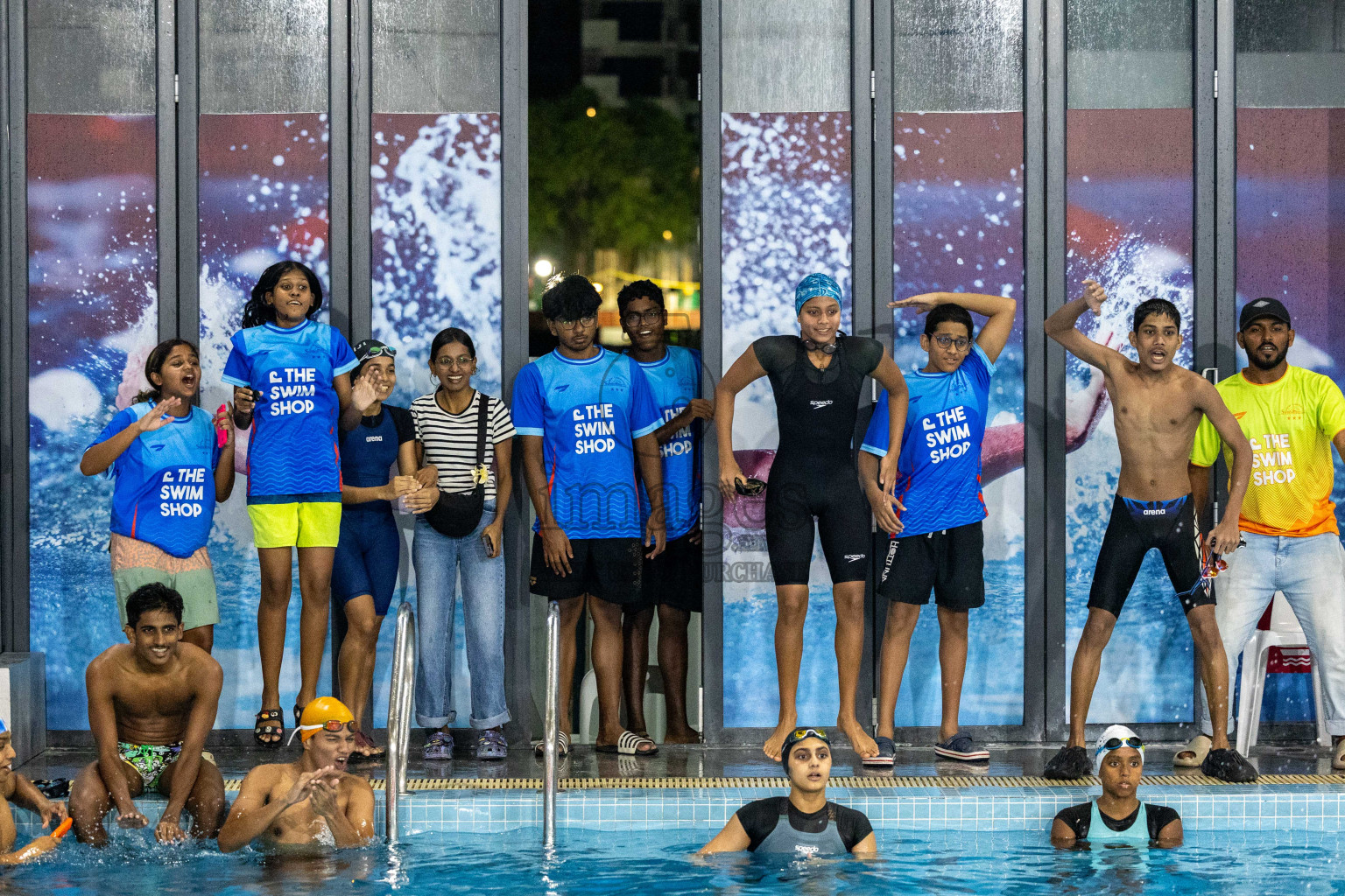 Day 7 of National Swimming Competition 2024 held in Hulhumale', Maldives on Thursday, 19th December 2024.
Photos: Ismail Thoriq / images.mv