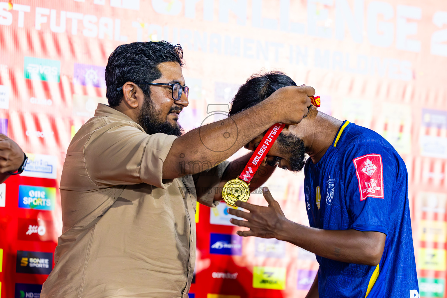 B Eydhafushi vs B Thulhaadhoo in Baa Atoll Finals Day 26 of Golden Futsal Challenge 2025 was held on Thursday , 30th January 2025, in Hulhumale', Maldives. Photos: Ismail Thoriq / images.mv