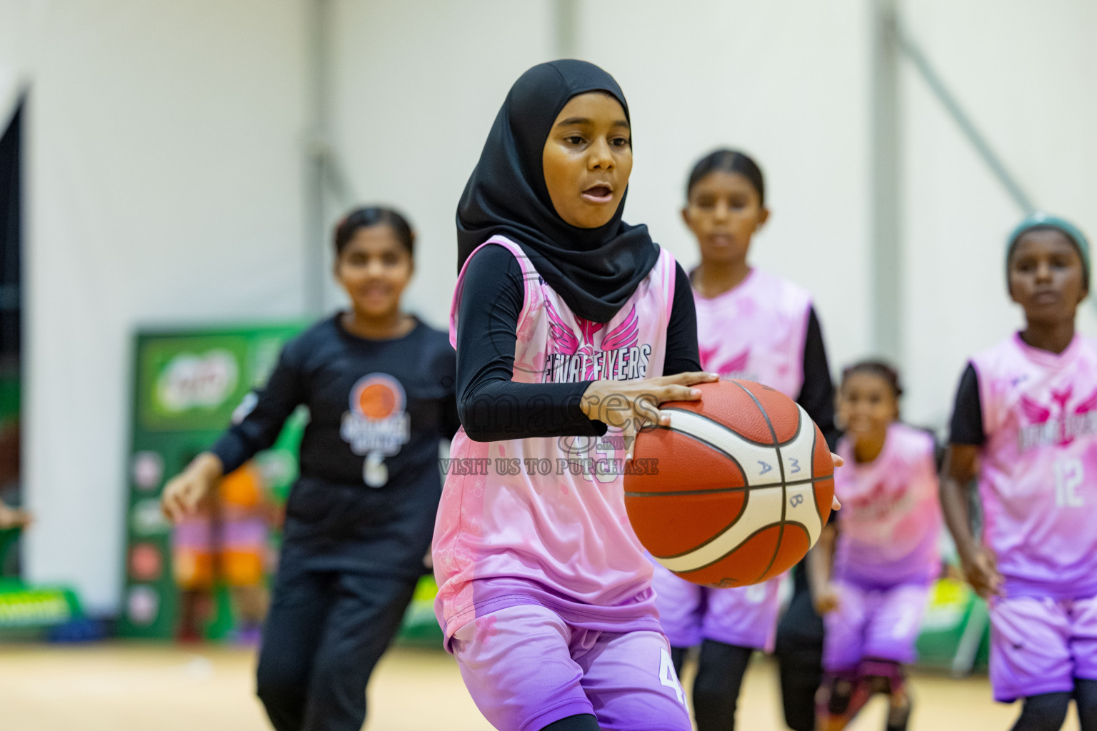 Milo 5 x 5 Junior Challenge 2025 - Basketball tournament held in Basketball Training Center, Male', Maldives on Thursday, 09th October 2025. 
Photo by: Hassan Simah / Images.mv