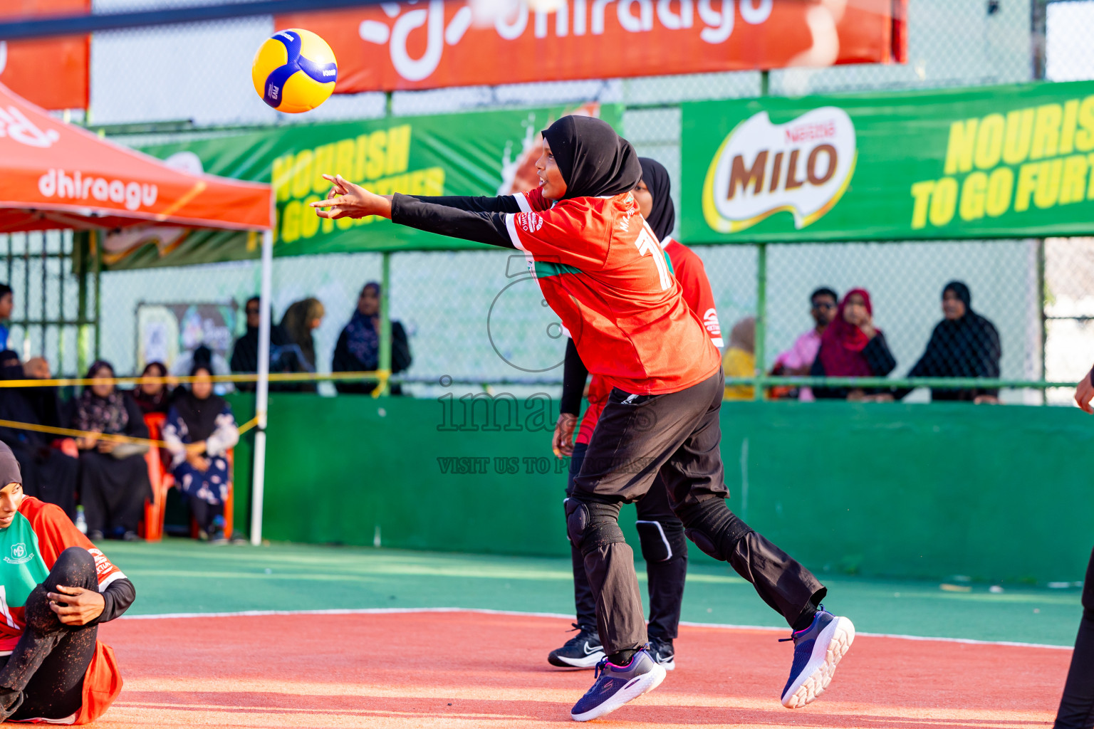 Day 13 of Interschool Volleyball Tournament 2024 was held in Ekuveni Volleyball Court at Male', Maldives on Thursday, 5th December 2024. Photos: Nausham Waheed / images.mv