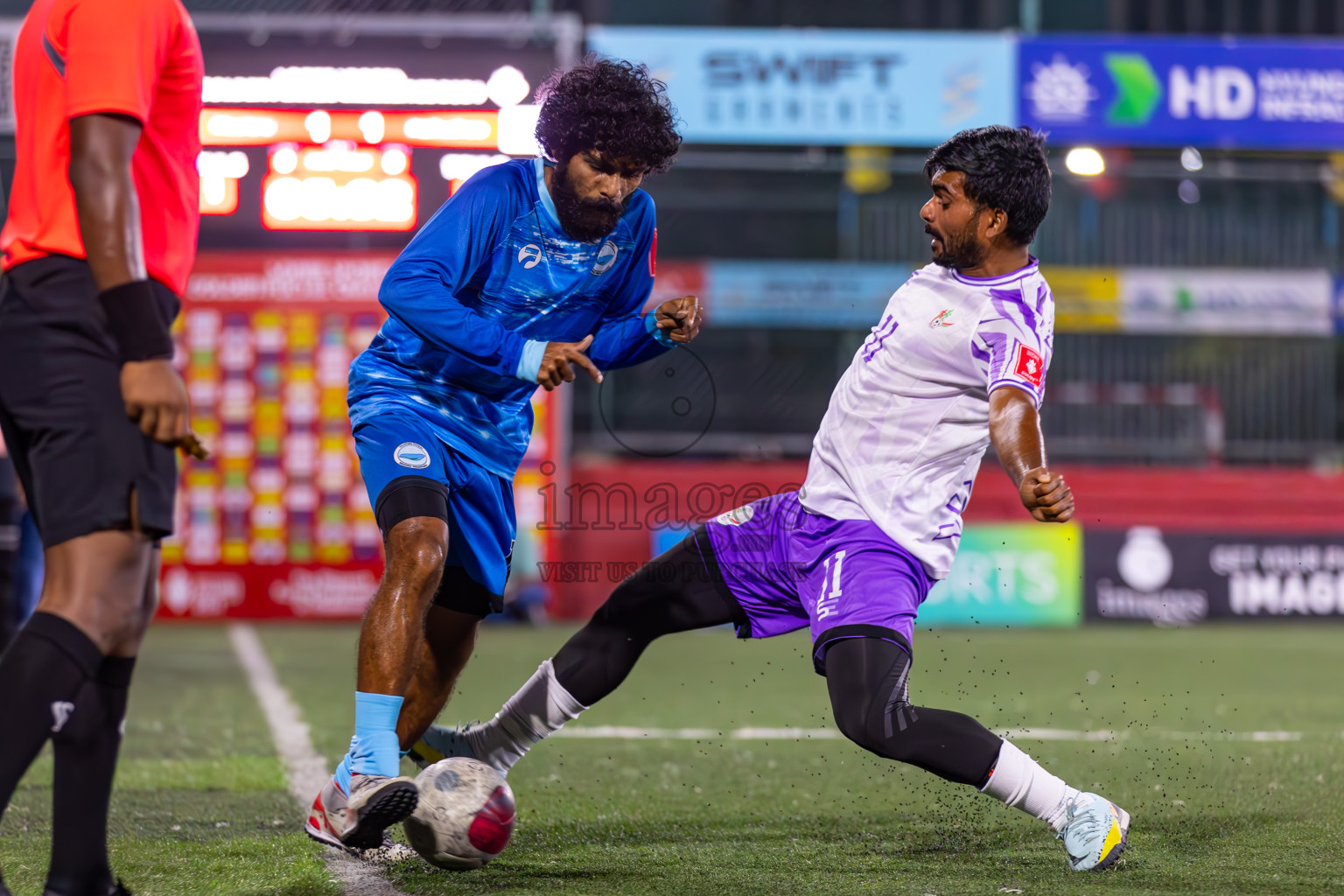 N Maafaru vs N Holhudhoo in Day 15 of Golden Futsal Challenge 2024 was held on Monday, 29th January 2024, in Hulhumale', Maldives
Photos: Ismail Thoriq / images.mv